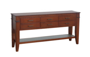 Art Deco sidetable Alicante 6 laden en potboard