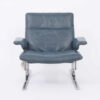 vintage De Sede fauteuil DS 2030 low back 1 blue chair 1