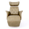 relaxfauteuil Aberdeen opruiming showroommodel. 1 brown relaxing chair 1