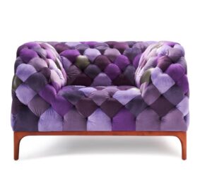 patchwork fauteuil New Hallie