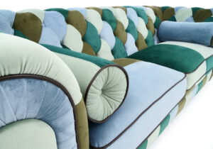 Chesterfield sofa Springtime