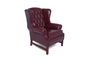 Chesterfield wingchair Vatican red