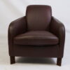 Bruine fauteuil