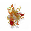 Lumière hanglamp Murano Italy (Verkocht)! 1 hanglamp murano glas oranje 1