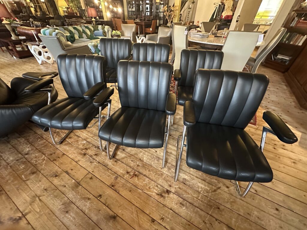 Zes Walter Knoll Art collection diningchairs