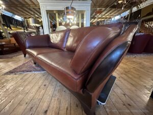 Exclusieve Mol & Geurts Kasteelbank – Handgemaakt Neckleder – Topstaat